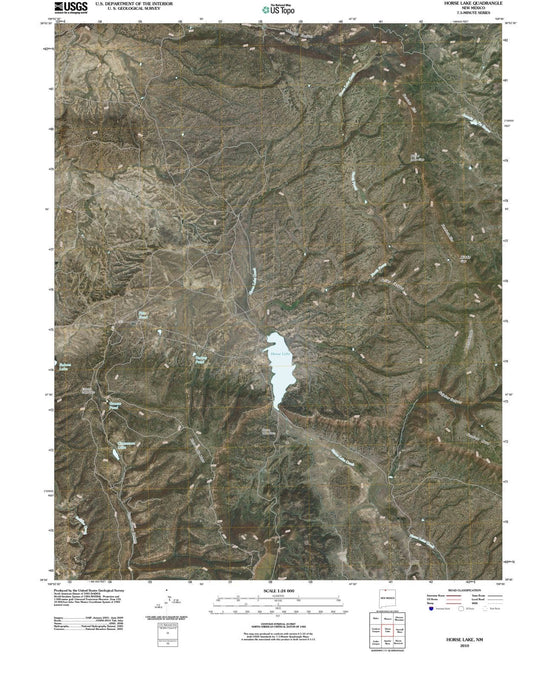 2010 Horse Lake, NM - New Mexico - USGS Topographic Map