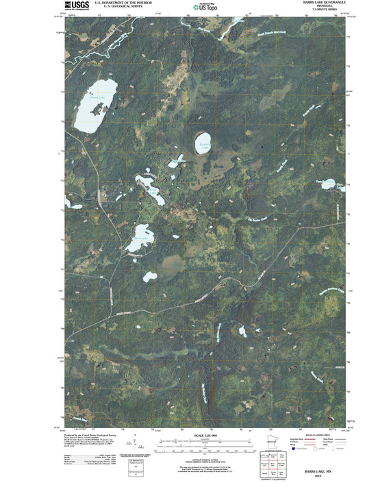 2010 Barrs Lake, MN - Minnesota - USGS Topographic Map
