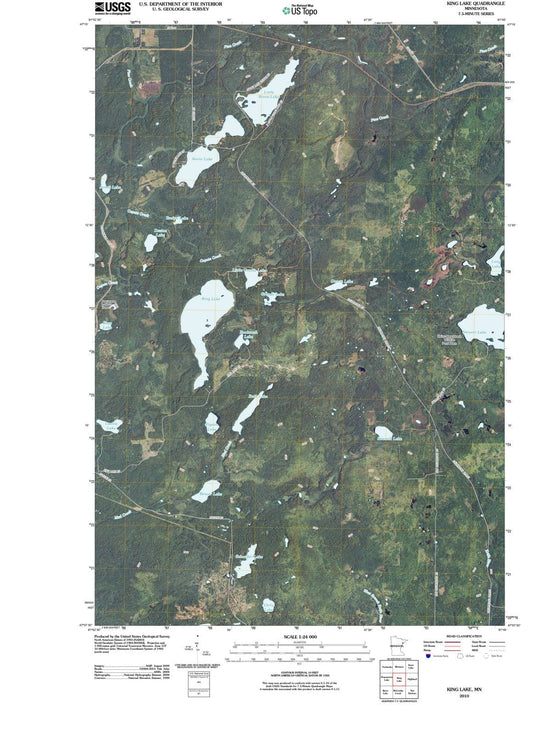 2010 King Lake, MN - Minnesota - USGS Topographic Map