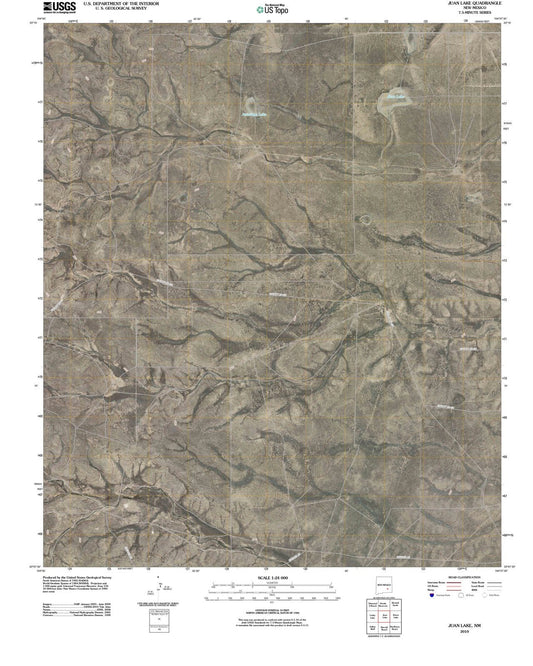 2010 Juan Lake, NM - New Mexico - USGS Topographic Map