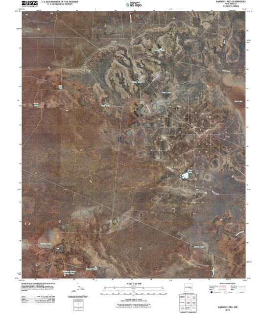 2010 Sardine Lake, NM - New Mexico - USGS Topographic Map