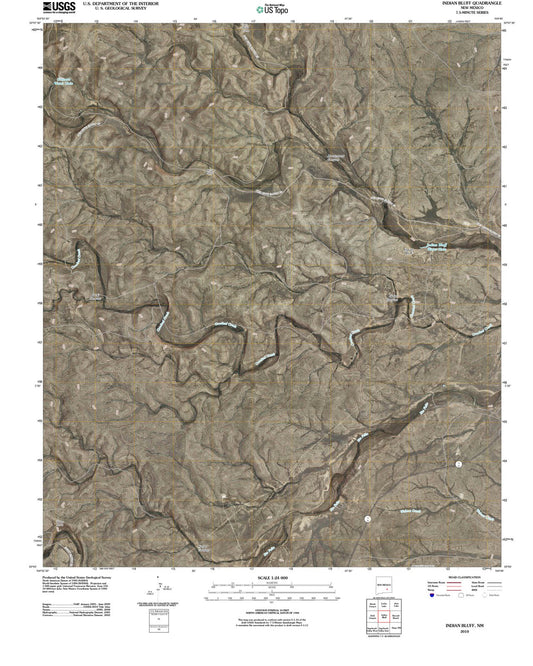 2010 Indian Bluff, NM - New Mexico - USGS Topographic Map