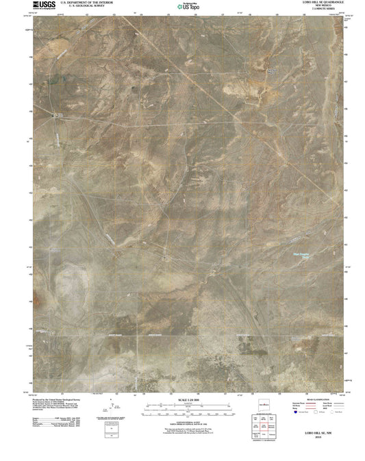 2010 Lobo Hill, NM - New Mexico - USGS Topographic Map v3
