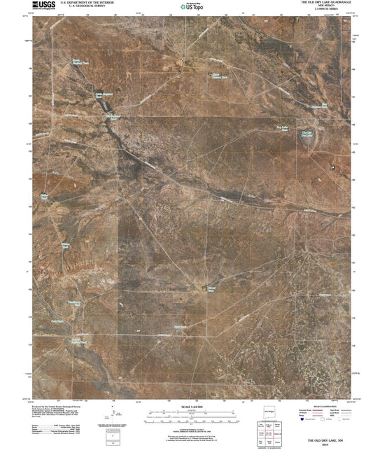2010 The Oldry Lake, NM - New Mexico - USGS Topographic Map