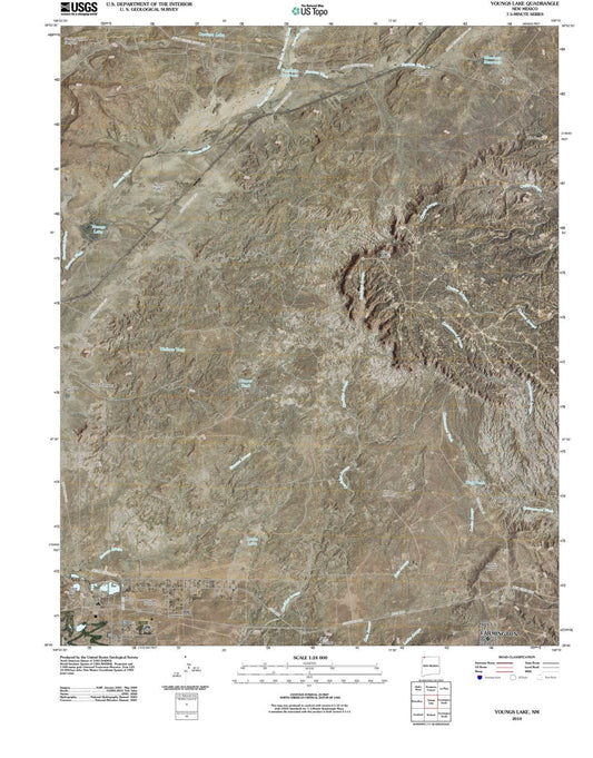 2010 Youngs Lake, NM - New Mexico - USGS Topographic Map