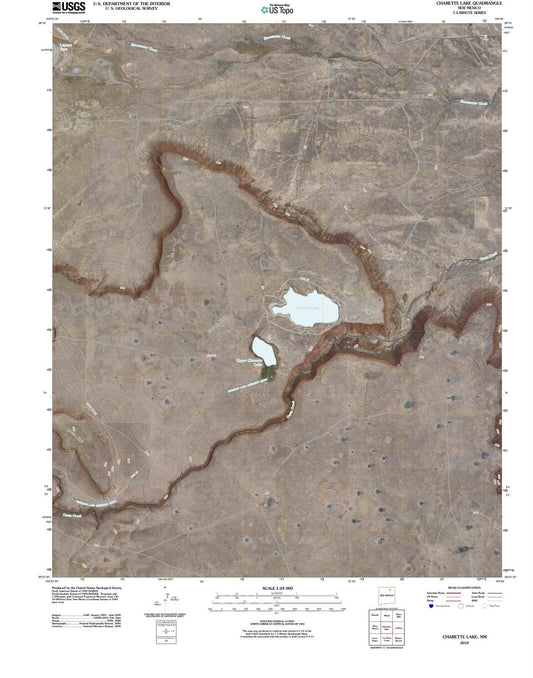 2010 Charette Lake, NM - New Mexico - USGS Topographic Map