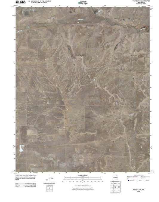 2010 Stony Lake, NM - New Mexico - USGS Topographic Map