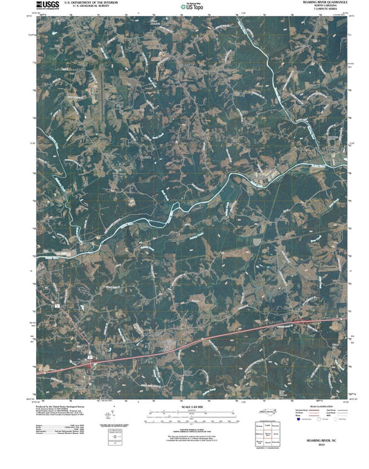 2010 Roaring River, NC - North Carolina - USGS Topographic Map