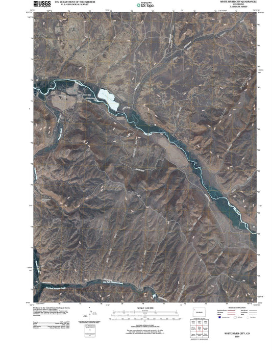 2010 White River City, CO - Colorado - USGS Topographic Map