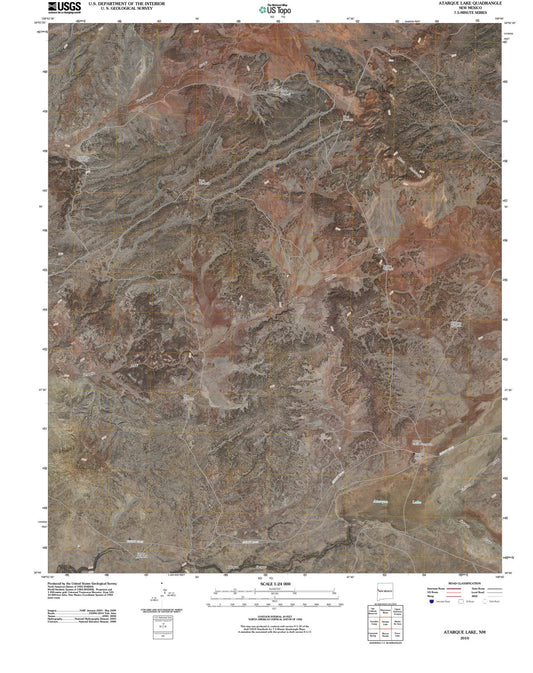 2010 Atarque Lake, NM - New Mexico - USGS Topographic Map