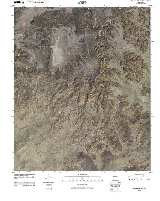 2010 Fence Lake, NM - New Mexico - USGS Topographic Map v2