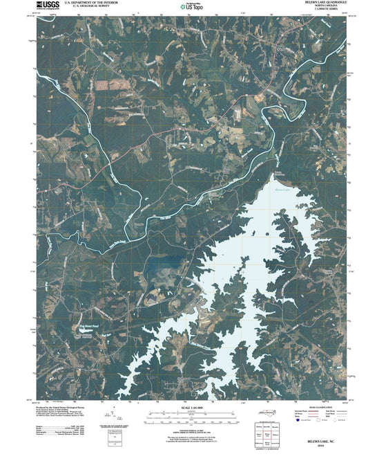 2010 Belews Lake, NC - North Carolina - USGS Topographic Map