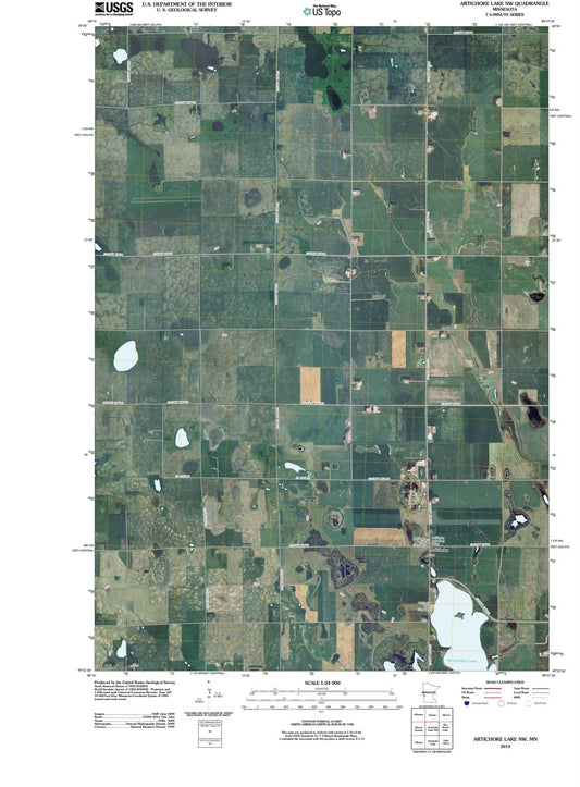 2010 Artichoke Lake, MN - Minnesota - USGS Topographic Map v2