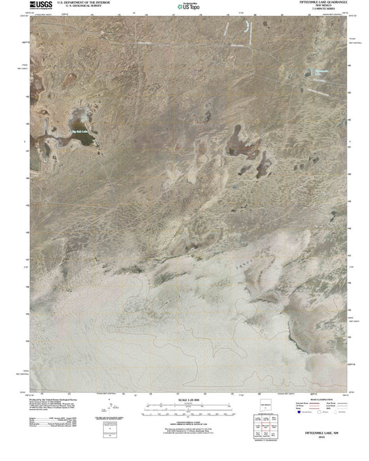 2010 Fifteenmile Lake, NM - New Mexico - USGS Topographic Map