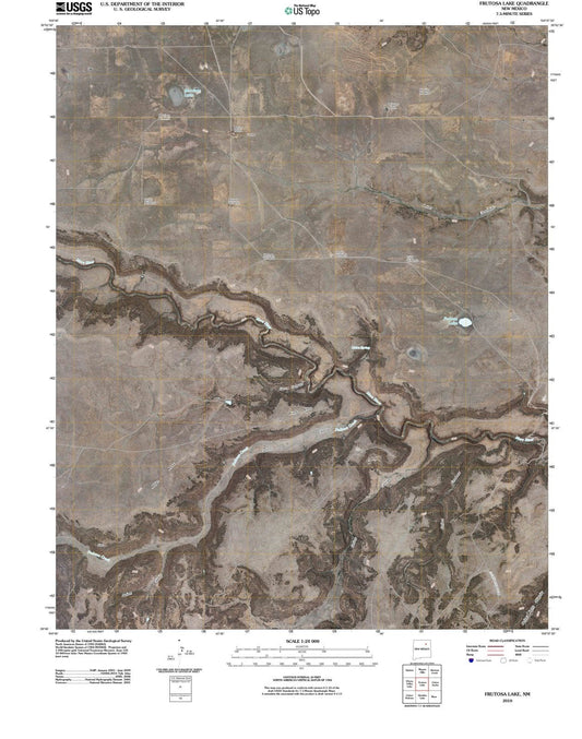 2010 Frutosa Lake, NM - New Mexico - USGS Topographic Map