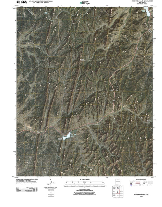 2010 John Mills Lake, NM - New Mexico - USGS Topographic Map