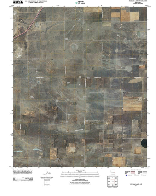 2010 Schram Lake, NM - New Mexico - USGS Topographic Map