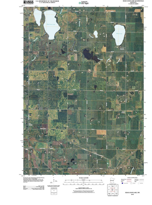 2010 Dead Coon Lake, MN - Minnesota - USGS Topographic Map