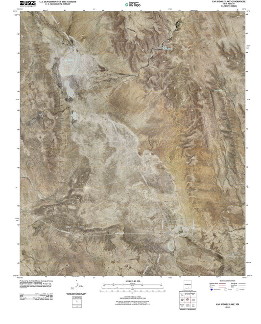 2010 Van Winkle Lake, NM - New Mexico - USGS Topographic Map