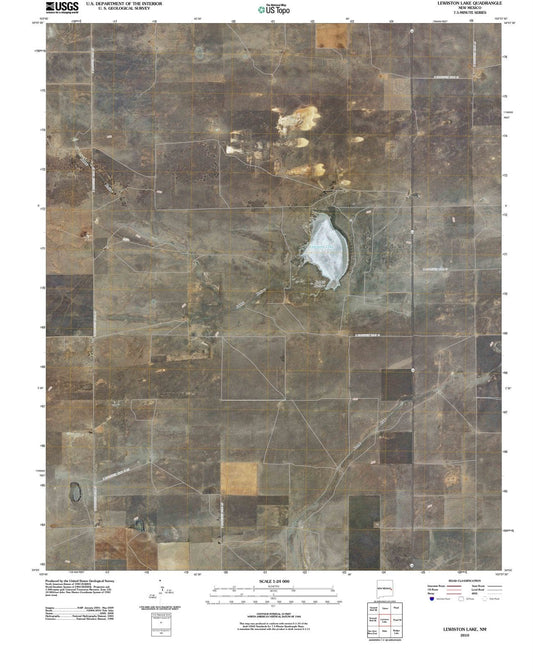 2010 Lewiston Lake, NM - New Mexico - USGS Topographic Map