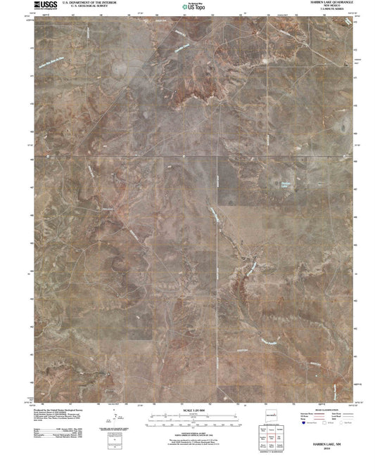 2010 Harben Lake, NM - New Mexico - USGS Topographic Map