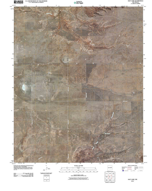 2010 Salt Lake, NM - New Mexico - USGS Topographic Map