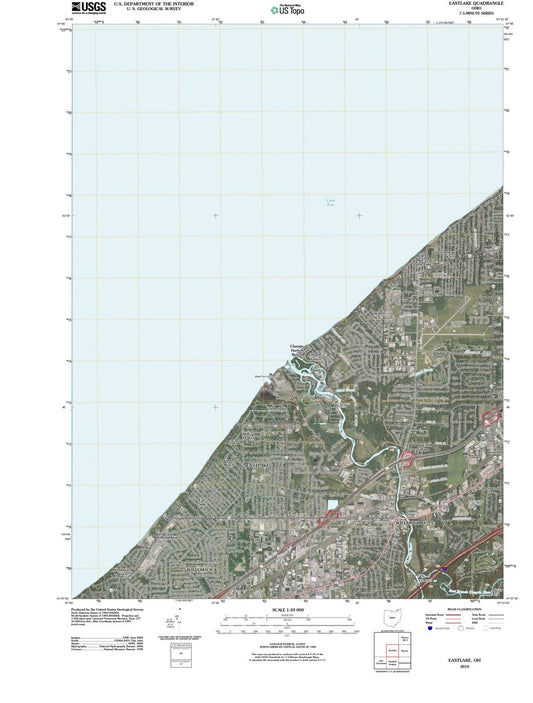 2010 Eastlake, OH - Ohio - USGS Topographic Map