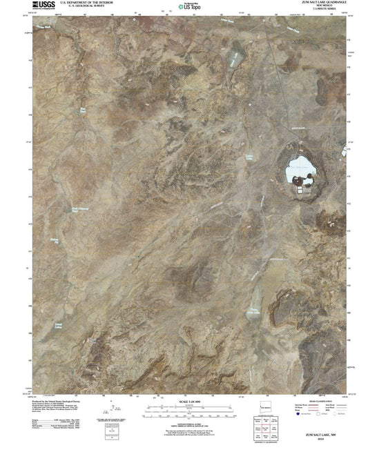 2010 Zuni Salt Lake, NM - New Mexico - USGS Topographic Map