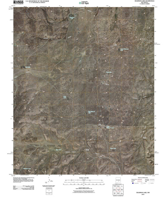 2010 Deadman Lake, NM - New Mexico - USGS Topographic Map