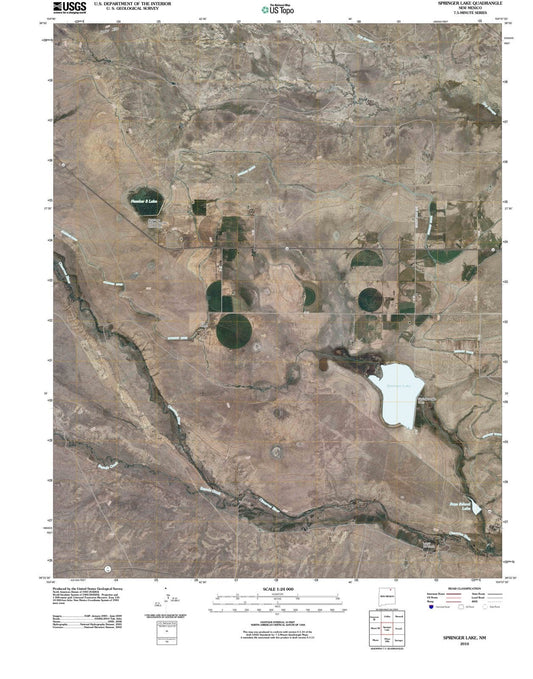 2010 Springer Lake, NM - New Mexico - USGS Topographic Map