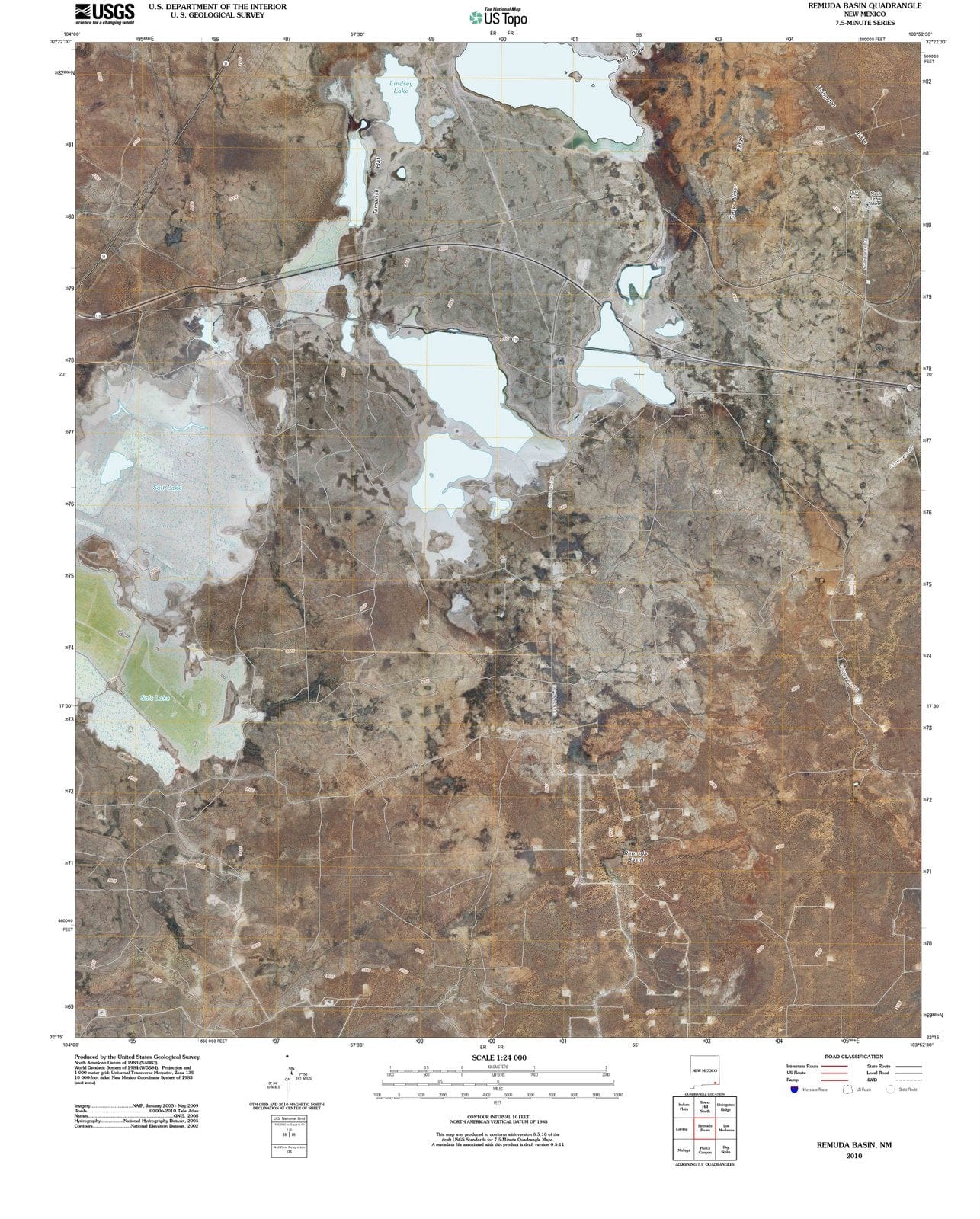 2010 Remuda Basin, NM - New Mexico - USGS Topographic Map