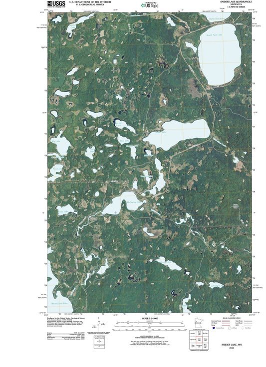 2010 Snider Lake, MN - Minnesota - USGS Topographic Map