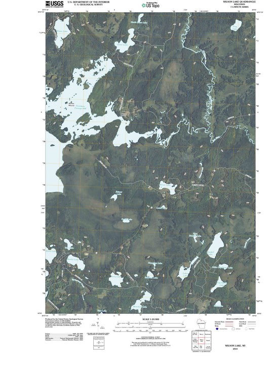 2010 Wilson Lake, WI - Wisconsin - USGS Topographic Map