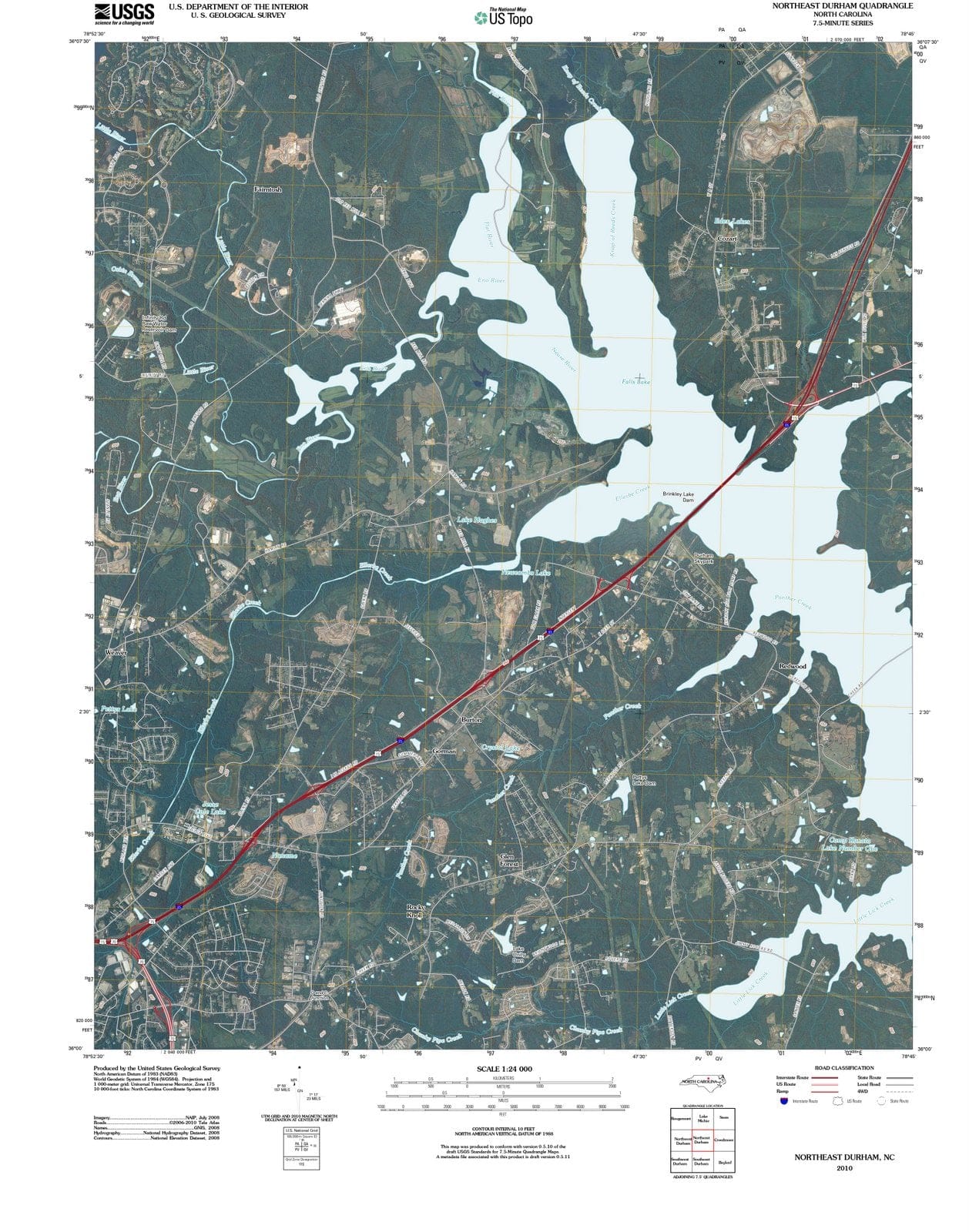 2010 Northeasturham, NC - North Carolina - USGS Topographic Map