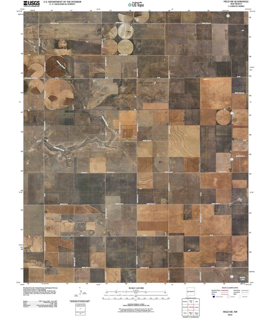 2010 Field, NM - New Mexico - USGS Topographic Map v3
