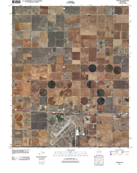 2010 Portair, NM - New Mexico - USGS Topographic Map v2