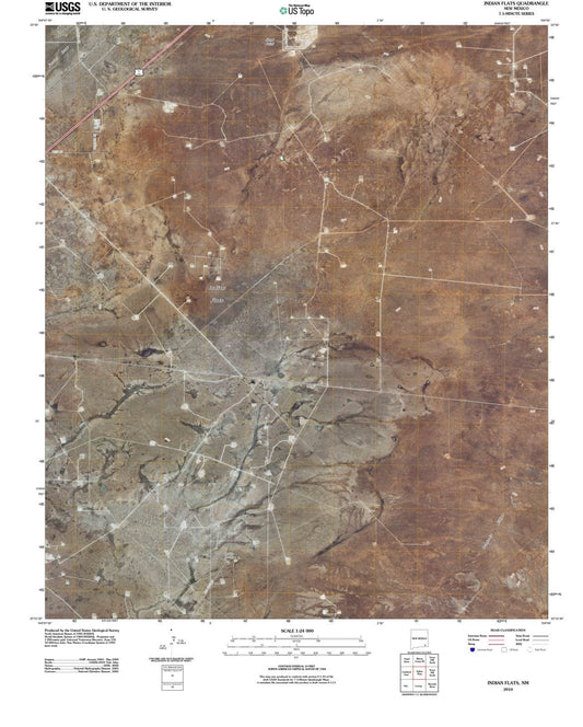 2010 Indian Flats, NM - New Mexico - USGS Topographic Map