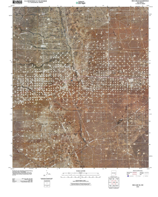 2010 Red Lake, NM - New Mexico - USGS Topographic Map
