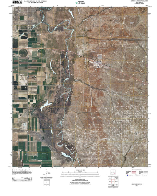 2010 Spring Lake, NM - New Mexico - USGS Topographic Map