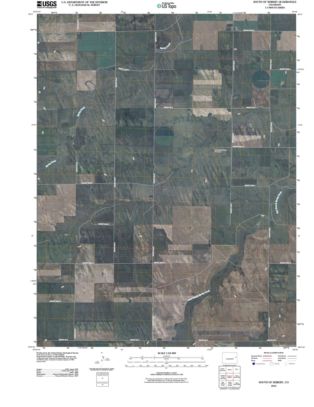 2010 South ofibert, CO - Colorado - USGS Topographic Map
