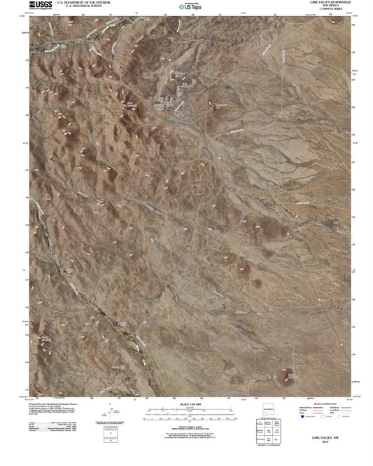 2010 Lake Valley, NM - New Mexico - USGS Topographic Map