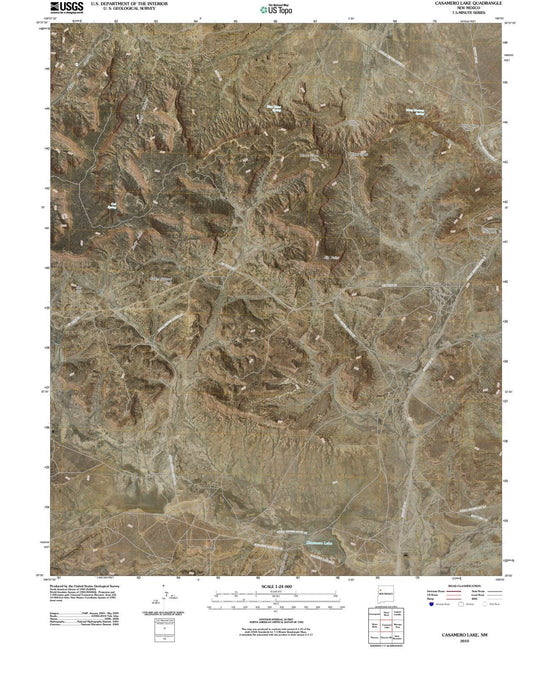 2010 Casamero Lake, NM - New Mexico - USGS Topographic Map