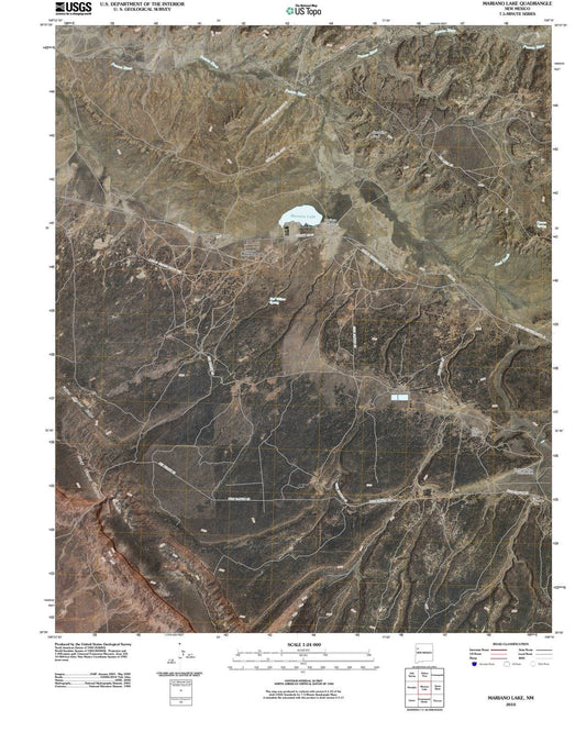 2010 Mariano Lake, NM - New Mexico - USGS Topographic Map