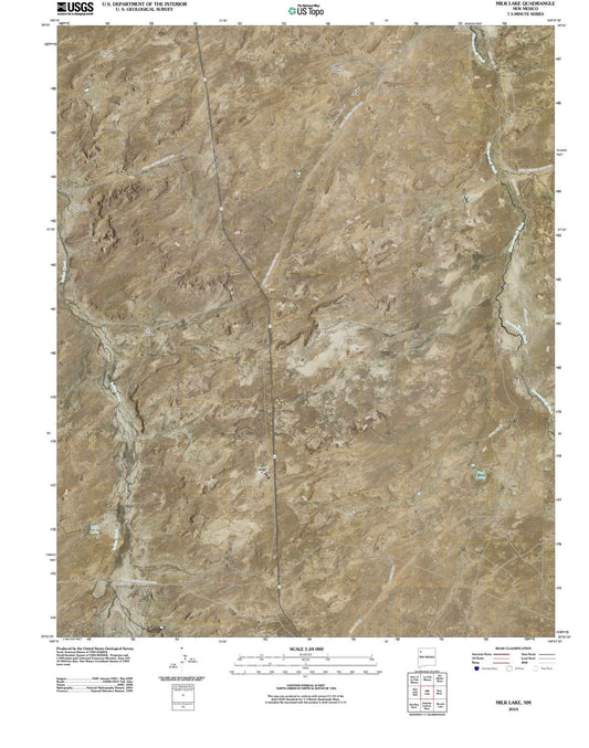 2010 Milk Lake, NM - New Mexico - USGS Topographic Map