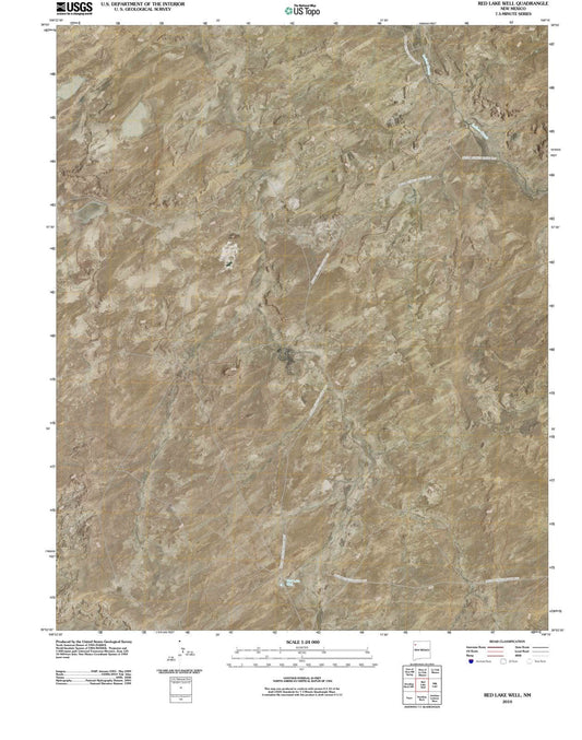2010 Red Lake Well, NM - New Mexico - USGS Topographic Map
