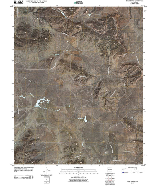 2010 Togeye Lake, NM - New Mexico - USGS Topographic Map