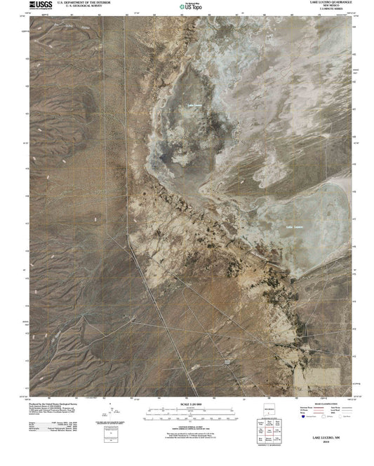 2010 Lake Lucero, NM - New Mexico - USGS Topographic Map