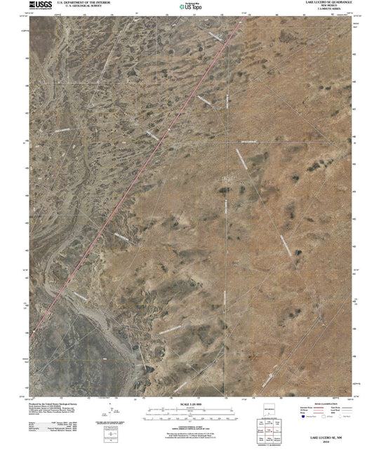 2010 Lake Lucero, NM - New Mexico - USGS Topographic Map v3