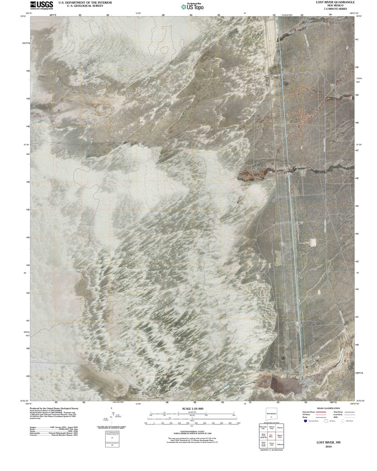 2010 Lost River, NM - New Mexico - USGS Topographic Map