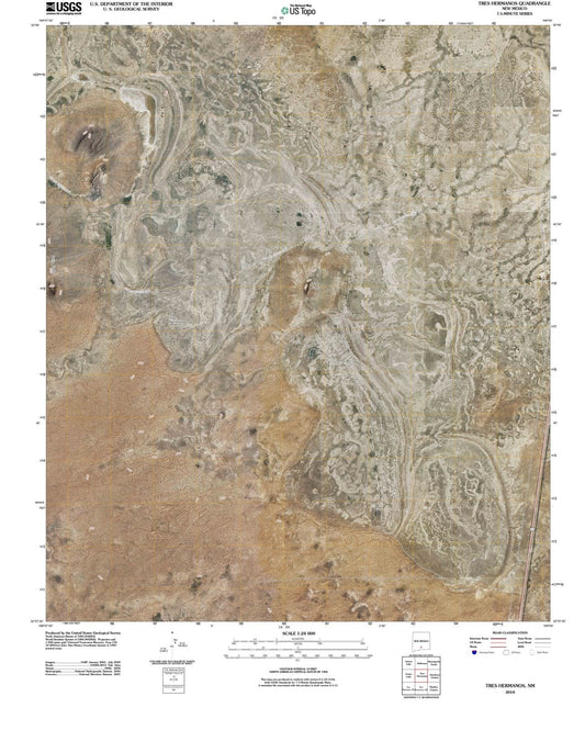 2010 Tres Hermanos, NM - New Mexico - USGS Topographic Map
